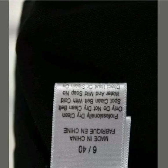 VERA WANG LAVENDER LABEL GOWN BLACK DRAPE DRESS 6 - Picture 6 of 6